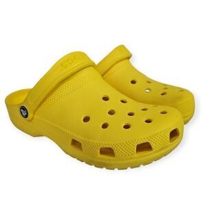 Crocs Classic Clog 7 Men's / 9 Women's Lightweight Comfort Shoes Bright‎ Yellow
